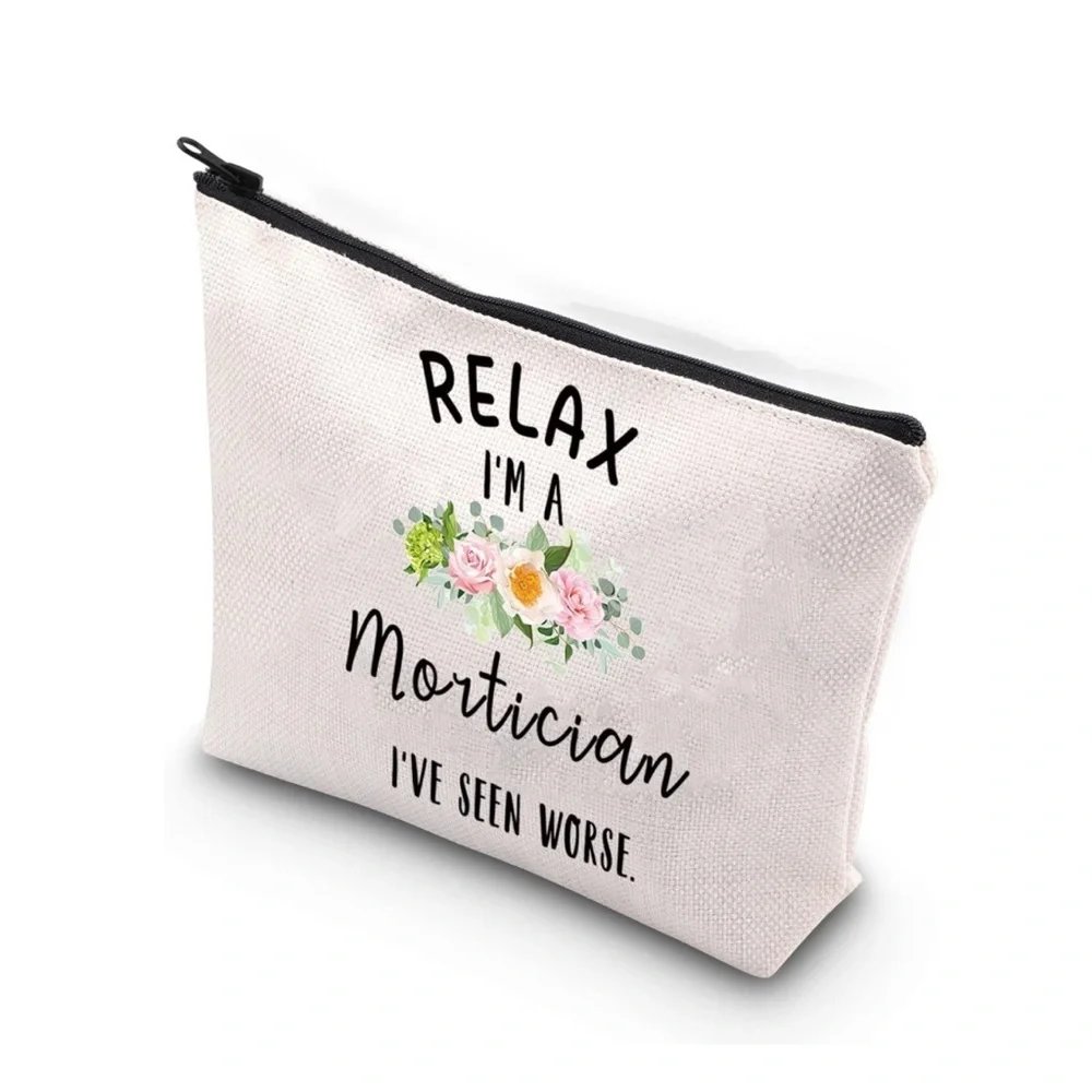 NWT Mortician Themed Makeup Cosmetics Case- Cute!